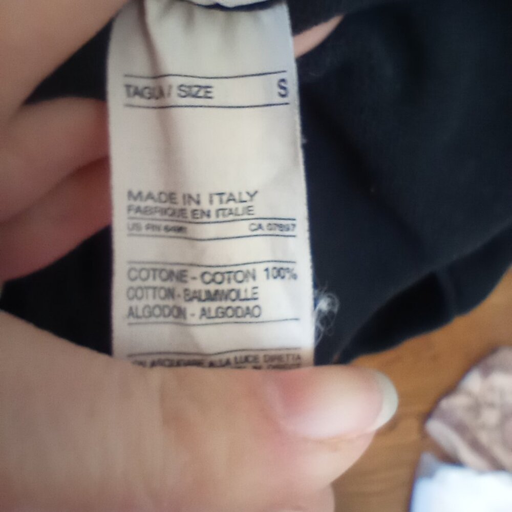 Sisley Black Spaghetti Strap Dress Made In Italy - Picture 4 of 7